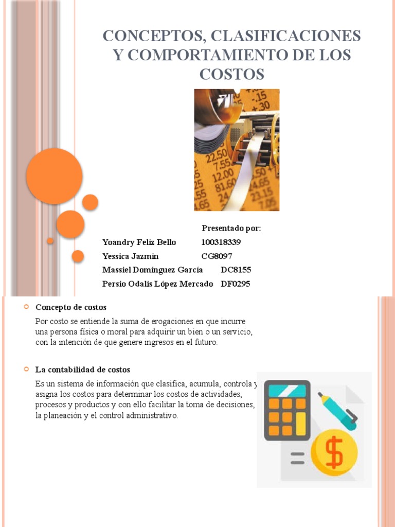 Clasificación y Comportamiento de Costos | PDF | Costo | Business