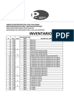 Inventario de obras literarias