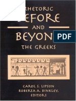 Lipson C., Binkley R. (Eds.) - Rhetoric Before and Beyond The Greeks (New York 2004)