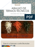 Apresentação Termos - GASTRONOMIA