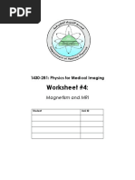 WorkSheet MRI