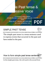Simple Past Tense & Passive Voice (English)