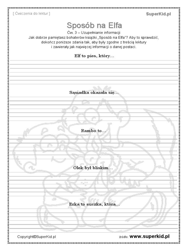 Lektury Sposob Na Elfa 3 PDF
