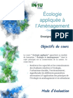 Cours D'écologie Appliquée.