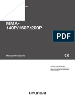 Mma-140P/160P/200P: Manual de Usuario