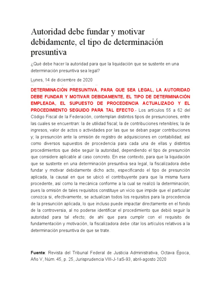 Autoridad Debe Fundar y Motivar Debidamente | PDF | Negocios | Finanzas ...