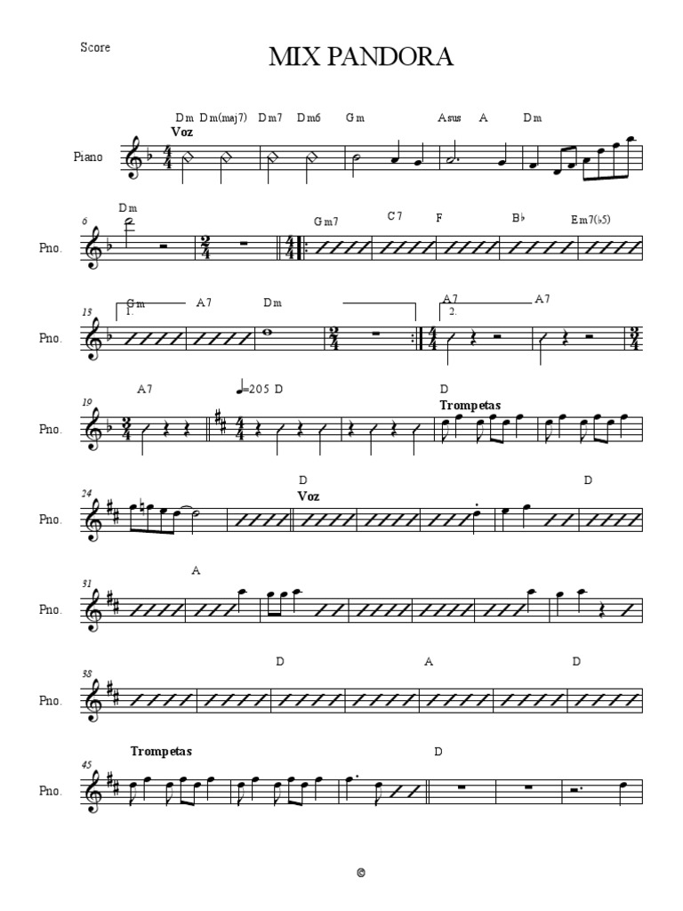Mix Pandora PDF