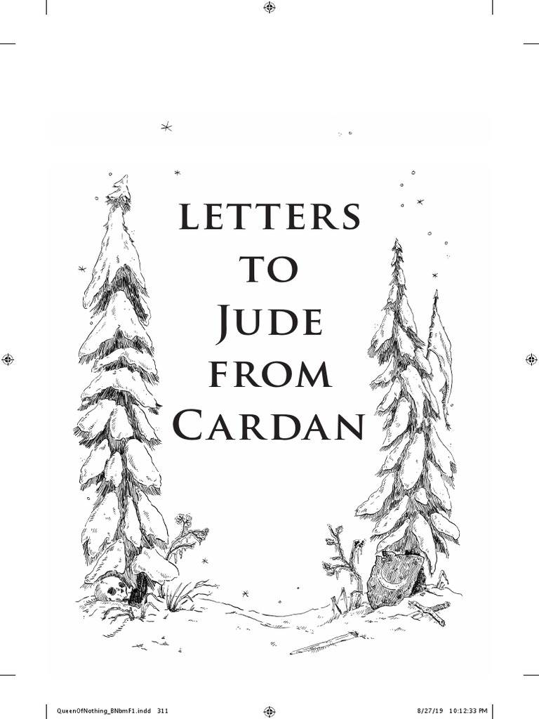 Letters From Cardan To Jude - Holly Black | PDF