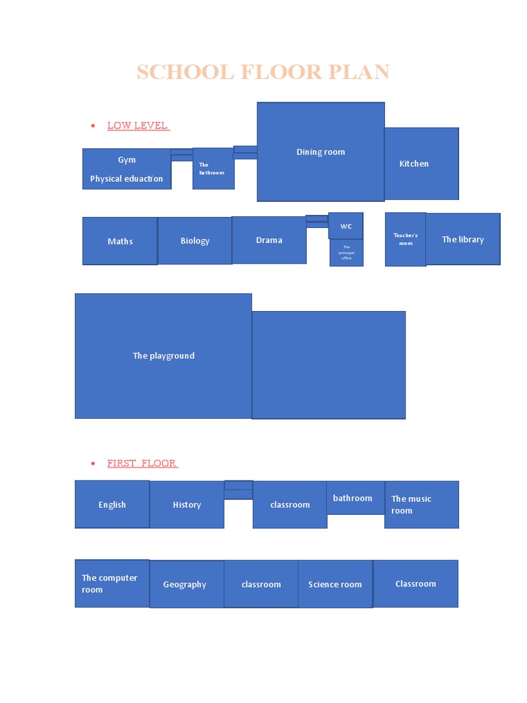 School floor plan pdf