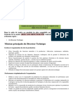 Termes de References Pour Le Recrutement Dun Directeur Technique - Ashibu