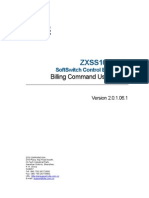 Sjzl20084494-ZXSS10 SS1b (V2.0.1.06.1) Soft Switch Control Equipment Billing Command User Guide