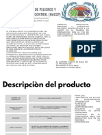 Sistema HACCP para crema de lucuma