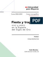 Fiesta y tragedia. Vivir y morir en la España del Siglo de Oro