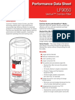 PD10011 LF9050 Venturi Combo Lube Filter Performance Datasheet