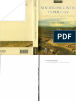 Trudgill Peter Sociolinguistic Typology Social Determinants