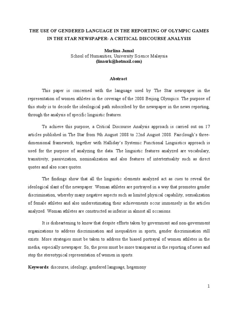 Congress Paper (FGJ30) | PDF | Gender Role | Gender