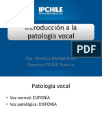 Introducción a la patología vocal: disfonías a lo largo del ciclo vital