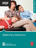 British Heart Foundation - Sedentary Behavior Evidence Briefing