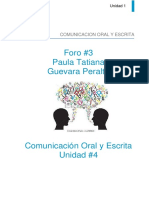 Orientaciones para El Foro 3