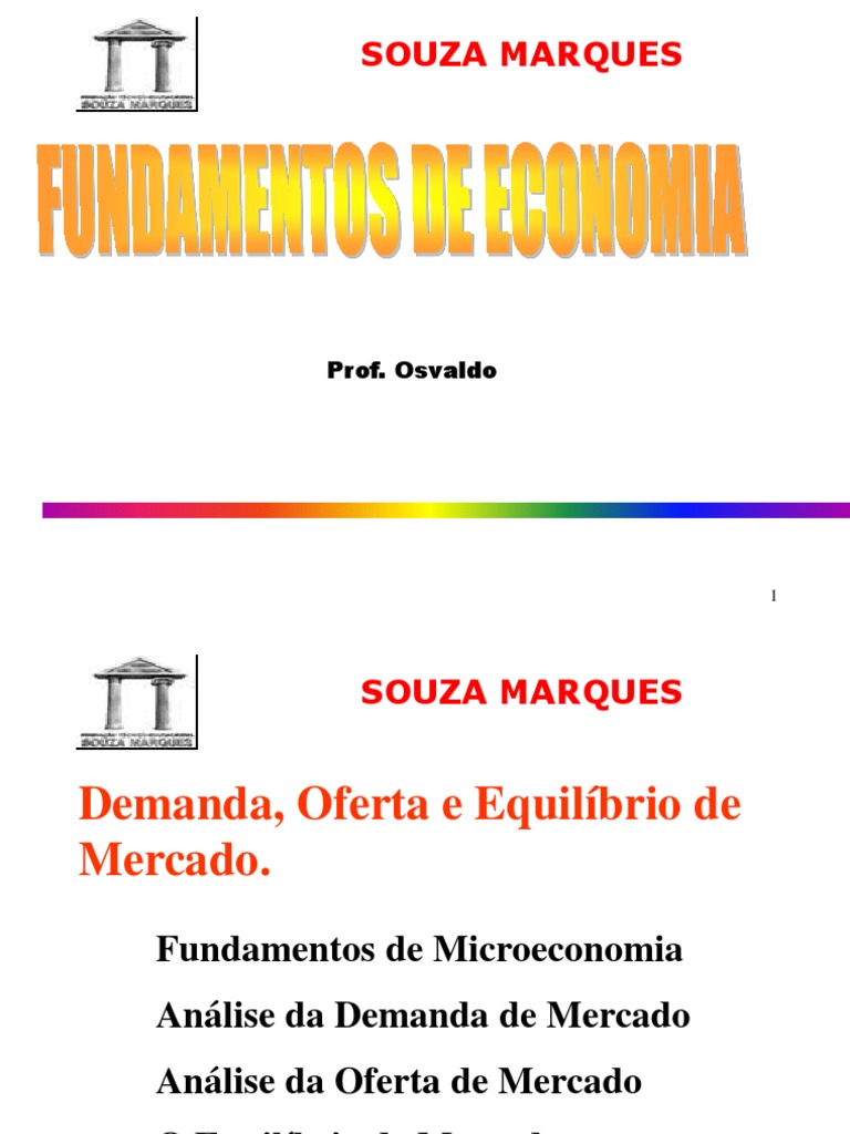 Análise da Demanda de Mercado | PDF | Oferta e procura | Microeconomia