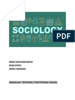 Makalah Tentang Stratifikasi Sosial: Nama: Nayla Nur Aisyah Kelas: Xi Ips 3 Mapel: Sosiologi