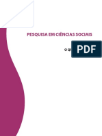 Pesquisas em Ciencias Sociais Unidade I