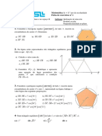 Geometria Analítica - Produto Escalar - Ficha 1
