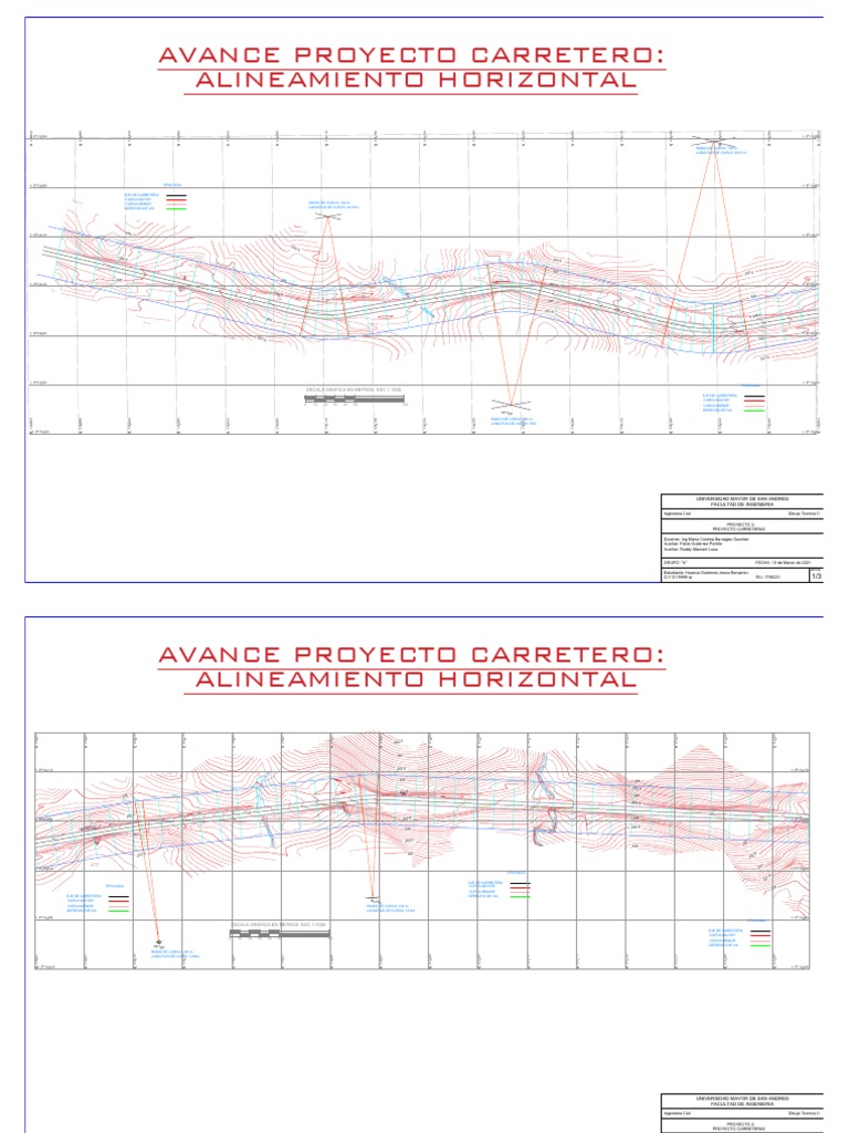 Alineamiento Horizontal PDF Ingeniería Longitud