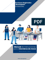 Manual Instrucciones Miembros de Mesa Municipal Provincial Distrital