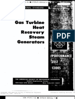 Asme PTC 4.4 - Gas Turbine Heat Recovery Steam Generators