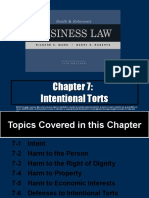 LAW205 Intentional Torts Chp.7