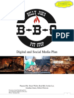 Digital and Social Media Plan for New BBQ Restaurant