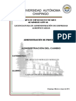 ADMINISTRACIÓN DEL CAMBIO