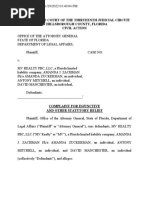 Florida AG Suit - MV Realty