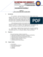 Written Report ITEM ANALYSIS AND VALIDATION