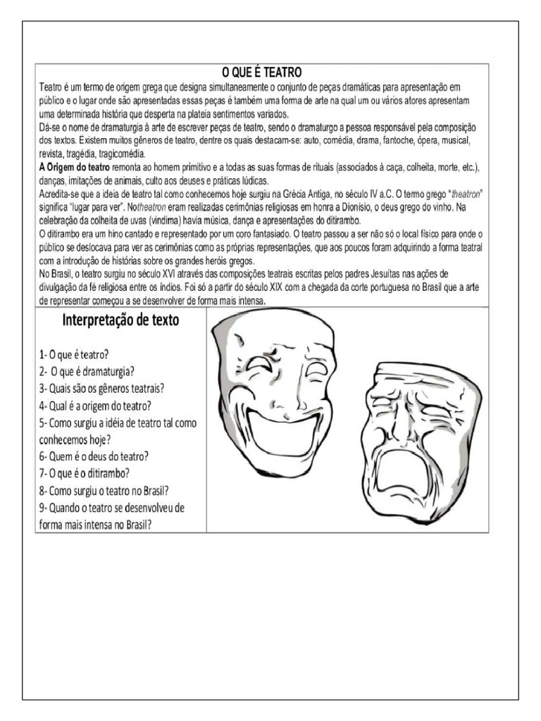 Atividade de Artes - 5 Ano | PDF