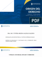 Tema 1, Origen Del Derecho y Concepto