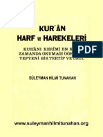 Kur'an Harf Ve Harekeleri (Elif - Ba) Süleyman Hilmi Tunahan