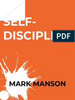 Self-Discipline: Mark Manson