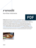 Panada - Wikipedia Bahasa Indonesia, Ensiklopedia Bebas