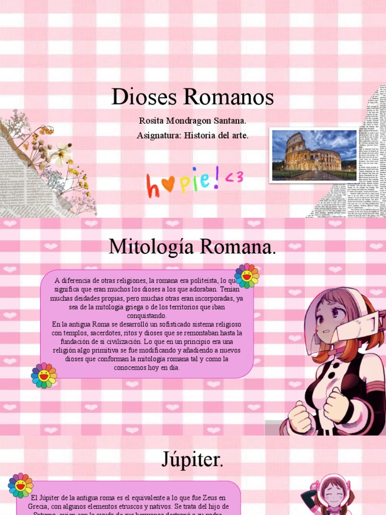 Dioses Romanos | PDF | Mitología romana | Física