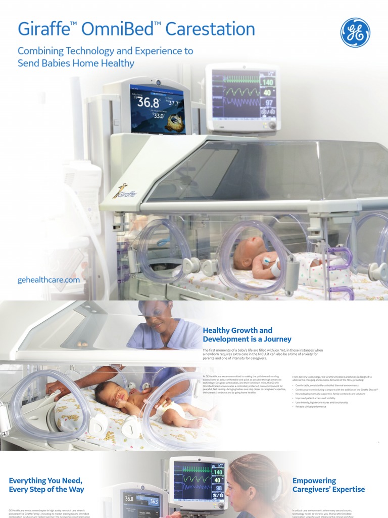Giraffe OmniBed Carestation Brochure | PDF | Neonatal Intensive Care