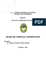 Sil - Currículo Universitario