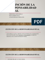 Extinción de la responsabilidad penal