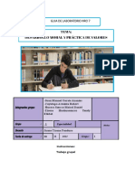 Guia de Laboratorio 7, Desarrollo Moral y Práctica de Valores