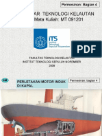 Pengantar Teknologi Kelautan Kode Mata Kuliah: MT 091201: Permesinan: Bagian 4