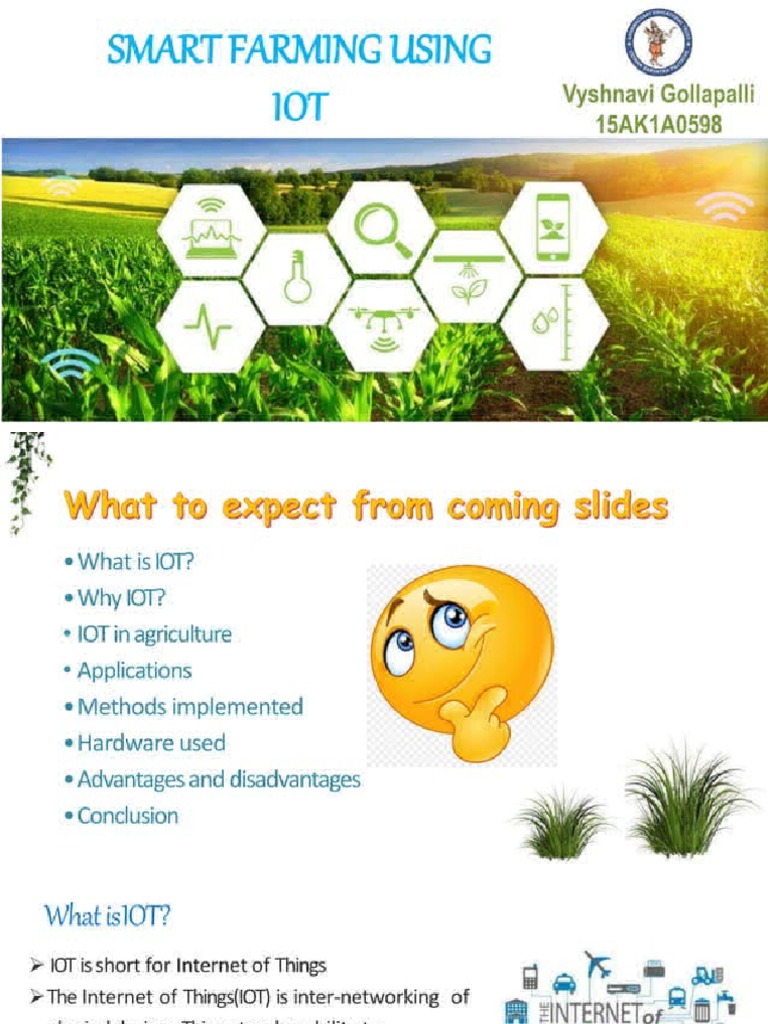 Smart Farming Using Iot 136709142 | PDF
