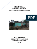 Proposal Rumah Kebakaran - Desa Babakan