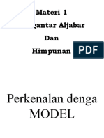 Materi 1 - Pengantar Aljabar Dan Himpunan