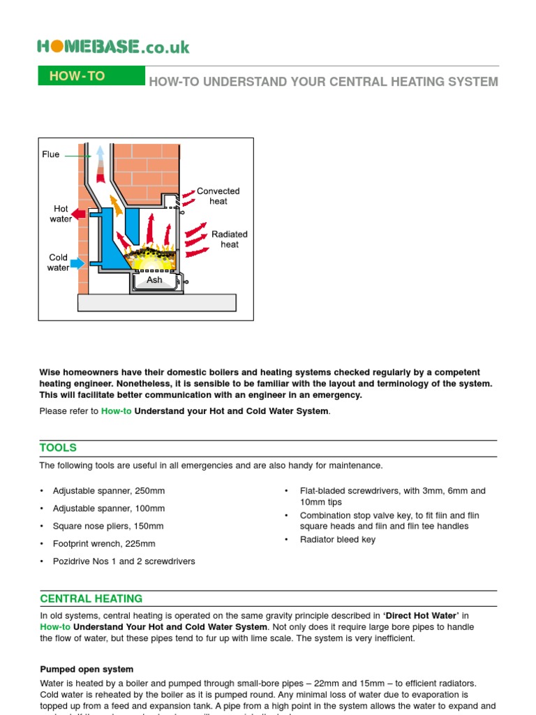 How To Understand Central Heating System | PDF